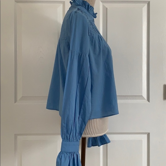 🆕Love Sam Blue Button Down - Picture 3 of 5